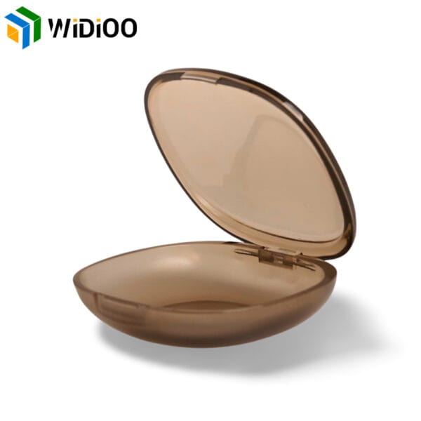 clear gray retainer container