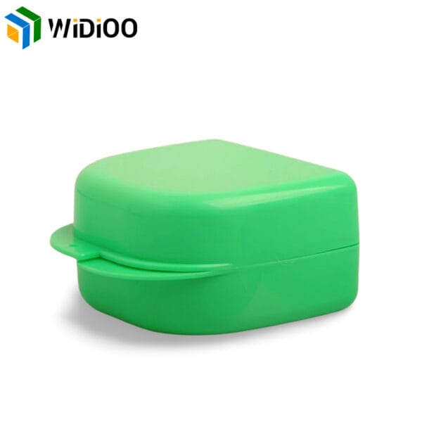green denture case